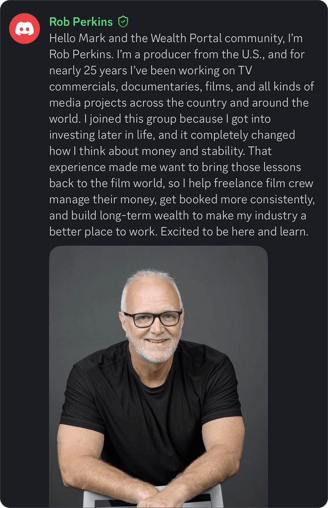 Community testimonial