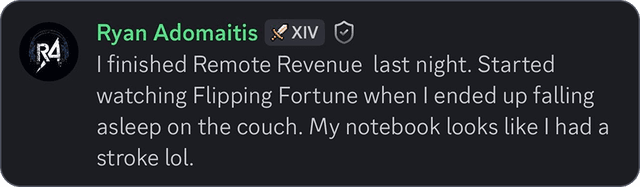 Community testimonial