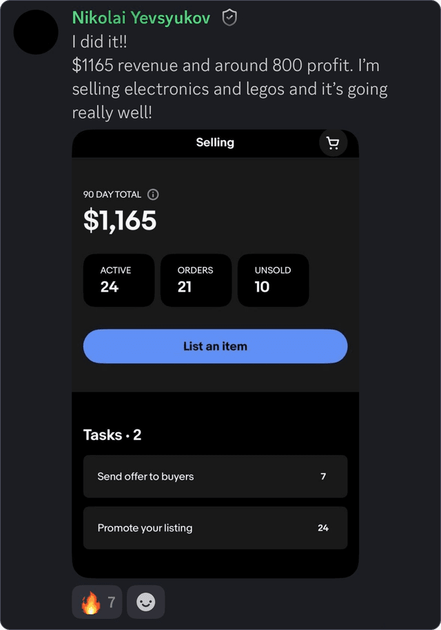 Community testimonial